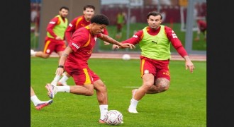  Galatasaray, Trabzonspor maçı hazırlıklarını sürdürdü